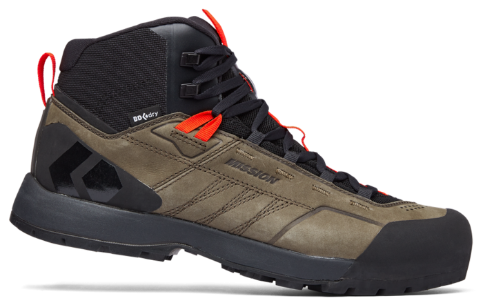 Напівчеревики чоловічі Black Diamond M Mission LTHR MD WP, Walnuts/Octane, 10