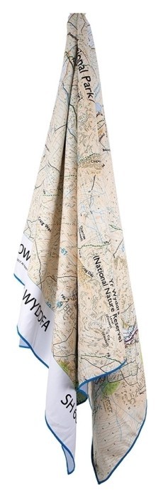 Полотенце Lifeventure Soft Fibre Printed Snowdon Giant