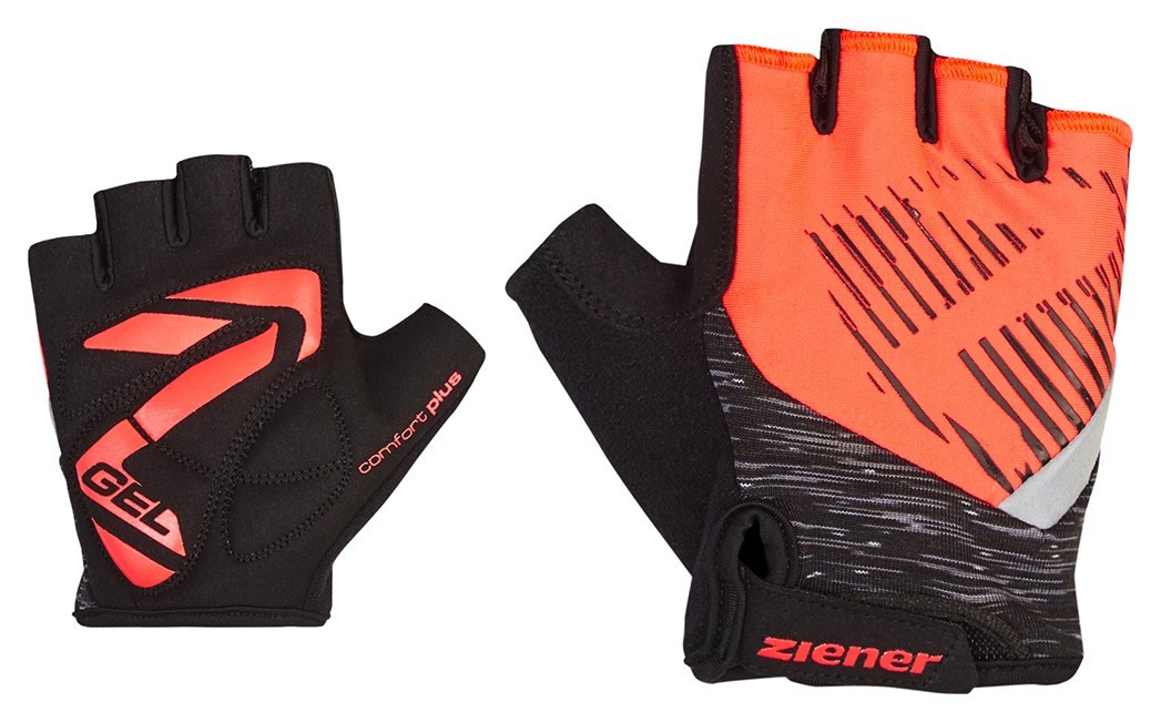 Ziener велоперчатки Cull Jr signal peach L, укр, укр