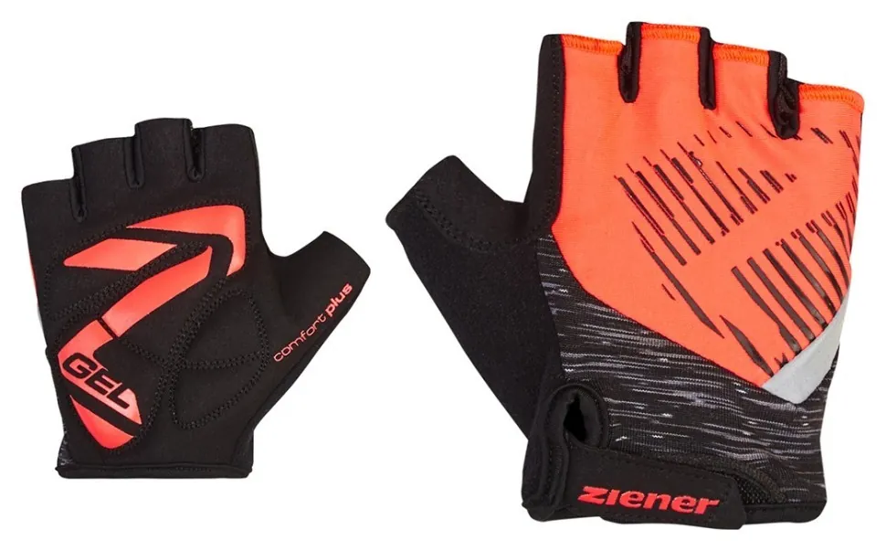 Ziener велоперчатки Cull Jr signal peach L (L)