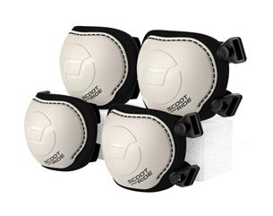 Комплект защитный детский Scoot and Ride, светло-серый, для ребенка XXS, до 25 кг.