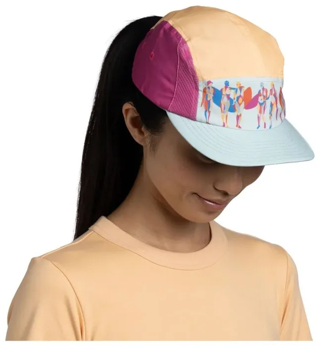 Кепка Buff 5 Panel Go Cap, Laguna Pink, L/XL