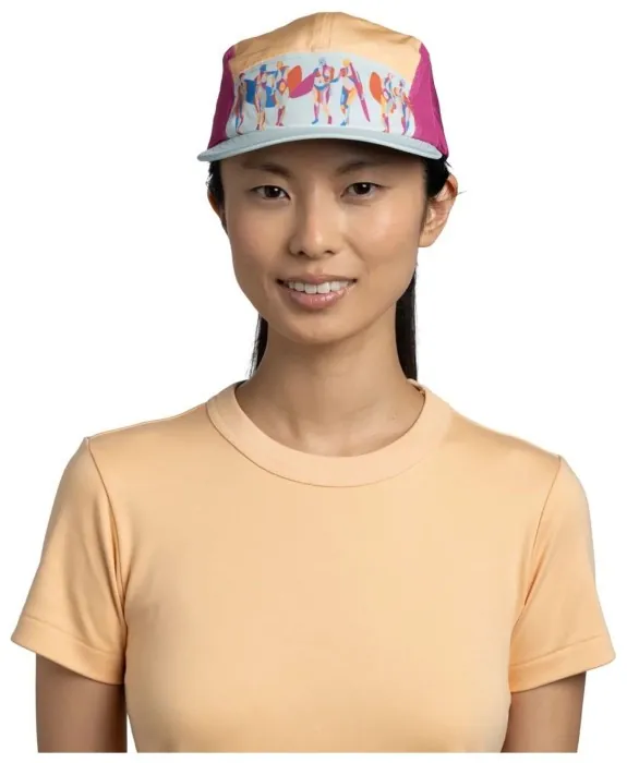 Кепка Buff 5 Panel Go Cap, Laguna Pink, L/XL