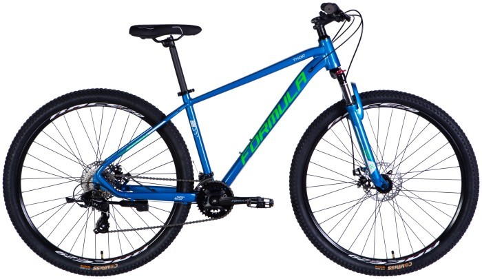 Велосипед AL 29" Formula THOR DD CS рама-17" синьо-зелений 2025, укр, укр