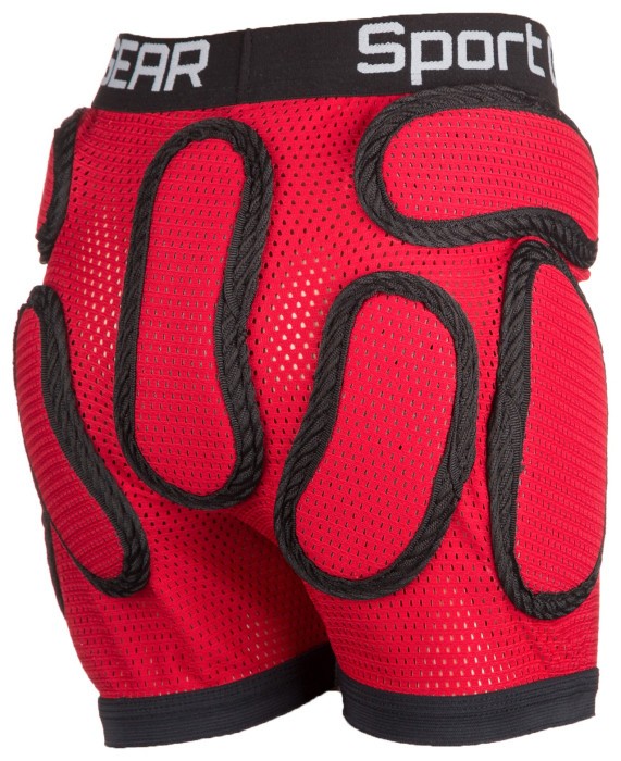 Защитные шорты детские SG Recruit red