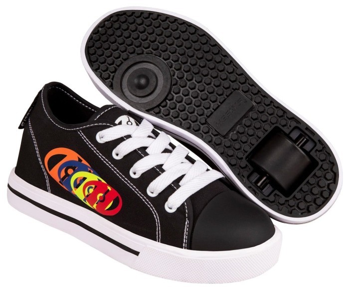 Роликові кросівки Heelys Classic Black White Multi HE101105, укр, укр