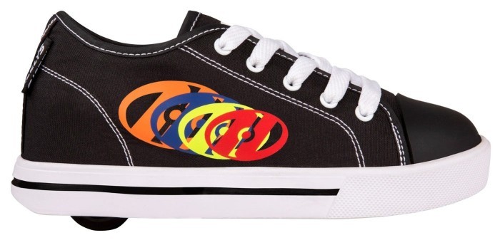 Роликовые кроссовки Heelys Classic Black White Multi Black White HE101105