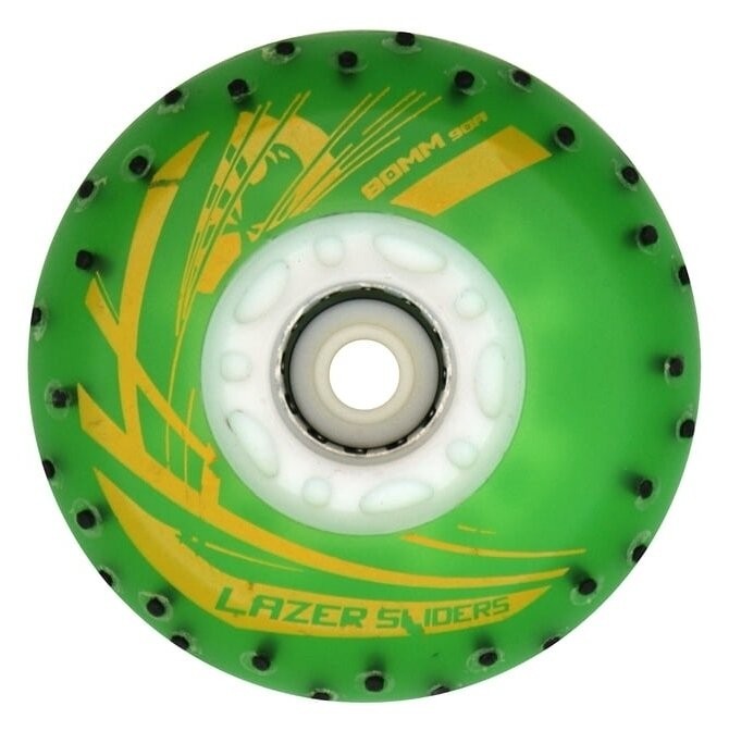 Колесо для роликів, що світяться Flying Eagle Lazer Sliders зелені 80 мм