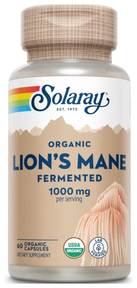 Organic Lion's Mane Fermented 1000mg - 60 caps
