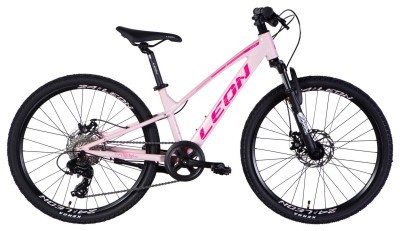 Велосипед AL 24&quot; Leon JUNIOR DD CS рама-12&quot; рожевий з малиновим 2025