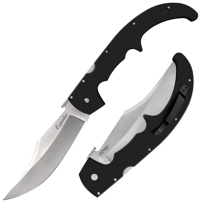 Ніж складаний Cold Steel Espada XL, G-10, 10A, Black