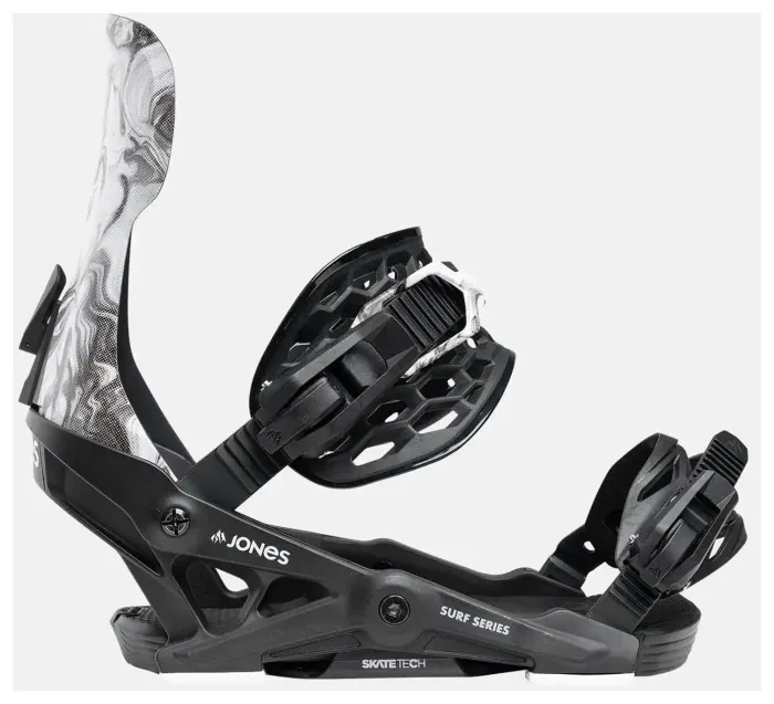 Сноубордні кріплення Jones Meteorite Surf Series, Black, L