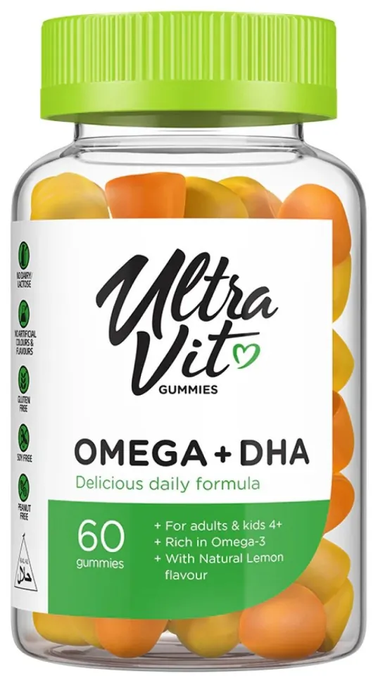 Omega 3 + DHA 60 gummies