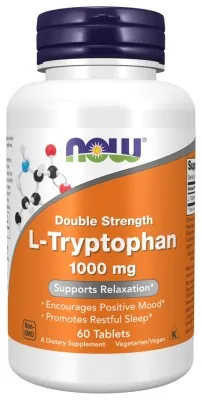 L-Tryptophan Double Strength 1000mg - 60 tabs