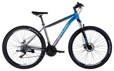 Велосипед ST 29" SPACE MARS DD FR рама-18" сине-серый 2026