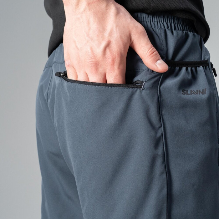 Летние мужские шорты Slavni темно-серые, Повседневные шорты Slavni Breeze темно-серые