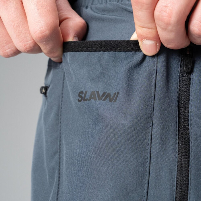 Летние мужские шорты Slavni темно-серые, Повседневные шорты Slavni Breeze темно-серые