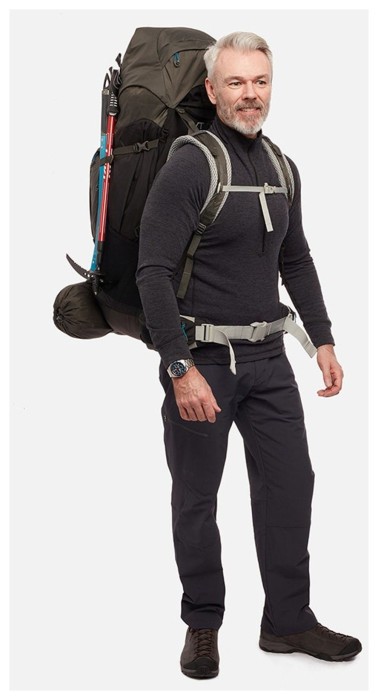 Рюкзак мужской Lowe Alpine Cerro Torre 65:85, Dark Olive, M/L