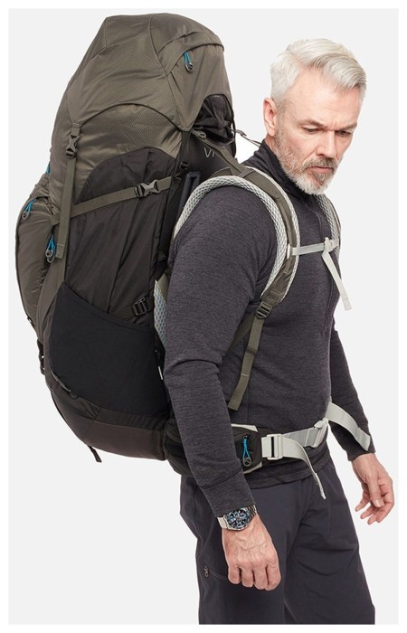 Рюкзак мужской Lowe Alpine Cerro Torre 65:85, Dark Olive, M/L