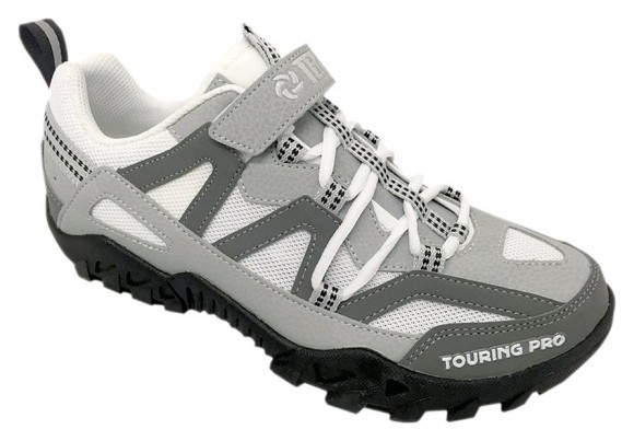 Туфлі велосипедні Tempesta DELTA W 37 (6.5US) Grey/white (TCSh15U1A), укр