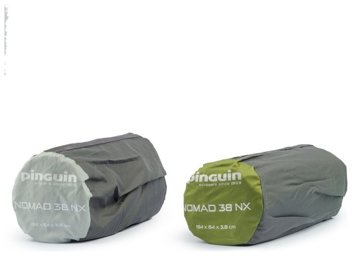 Самонадувающийся коврик Pinguin Nomad NX, 194x64x3.8см, Grey