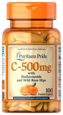 Vitamin C-500 mg с Rose Hips Time Release - 100 caps