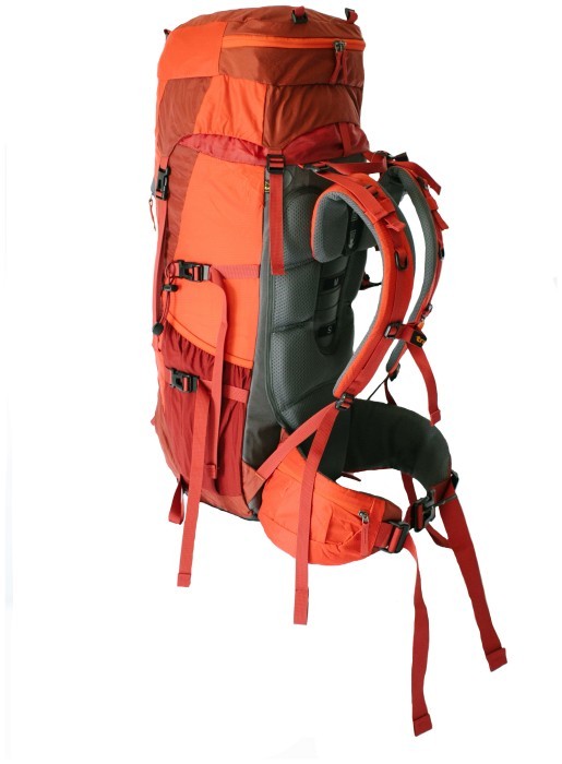 Рюкзак Tramp Floki туристический красный/т.красный 50+10л UTRP-046