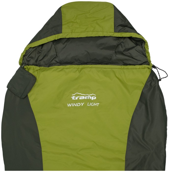 Спальний мішок Tramp Windy Light кокон лівий olive 220/80-55 UTRS-055
