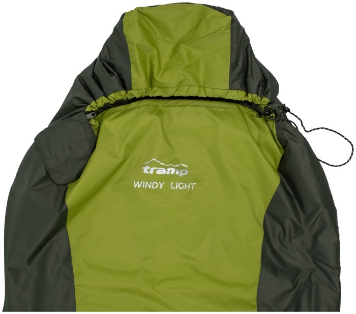Спальний мішок Tramp Windy Light кокон лівий olive 220/80-55 UTRS-055