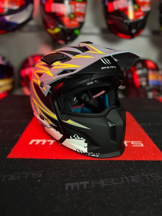 Мотошолом MT STREETFIGHTER SV TACKLE B2 MATT L
