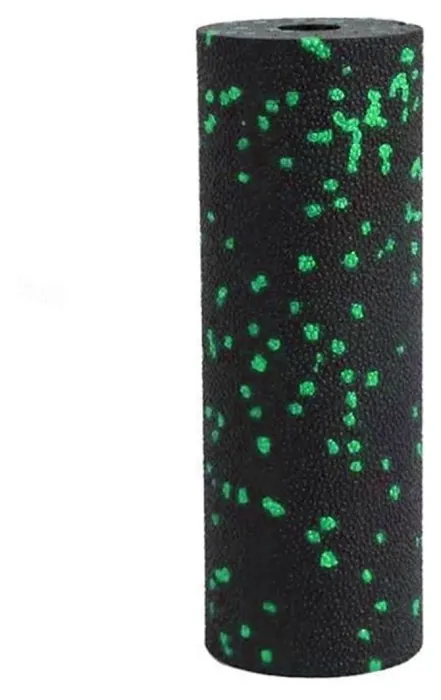 Массажный ролик (роллер) гладкий PowerPlay PP-4346 Mini EPP Foam Roller Черно/Зеленый (15x5,3см.)