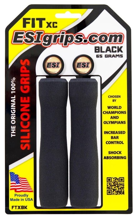 Гріпси ESI Fit XC Black (чорні), укр, укр