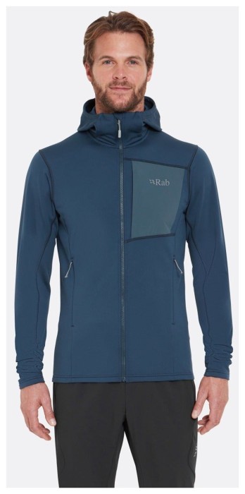 Чоловіча флісова кофта Rab Superflux Hoody, Tempest Blue
