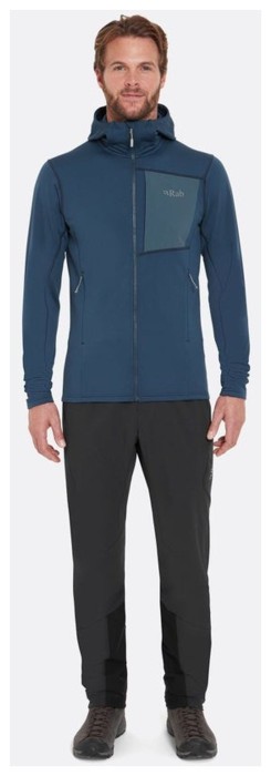 Чоловіча флісова кофта Rab Superflux Hoody, Tempest Blue