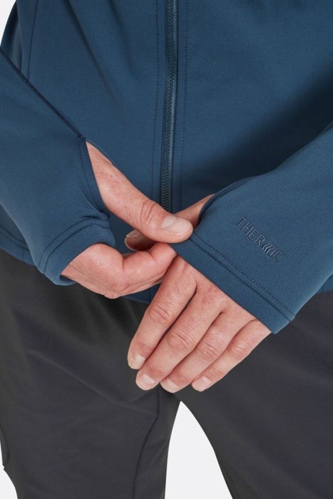 Чоловіча флісова кофта Rab Superflux Hoody, Tempest Blue