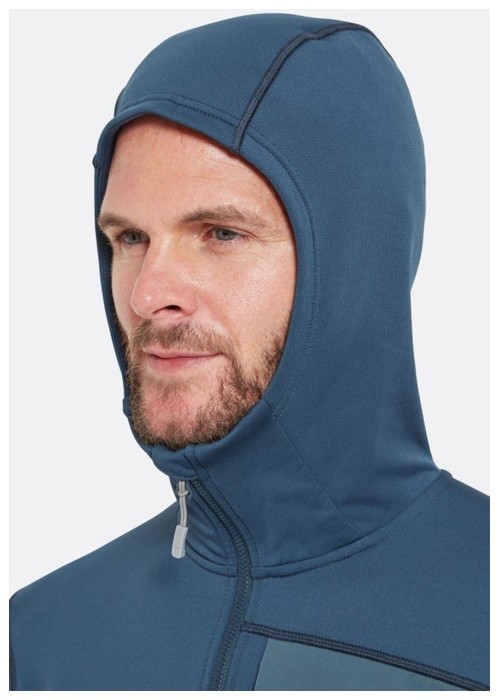 Чоловіча флісова кофта Rab Superflux Hoody, Tempest Blue