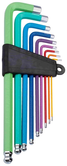 Отдельные шестигранники Synpowell HW-049P9 (9 ключей)