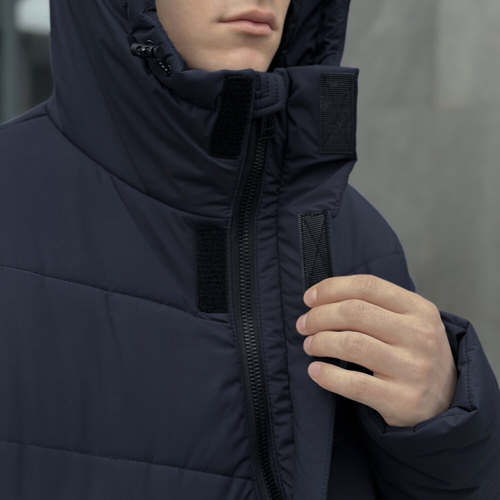 Темно-синяя зимняя куртка для мужчин Pobedov Legas