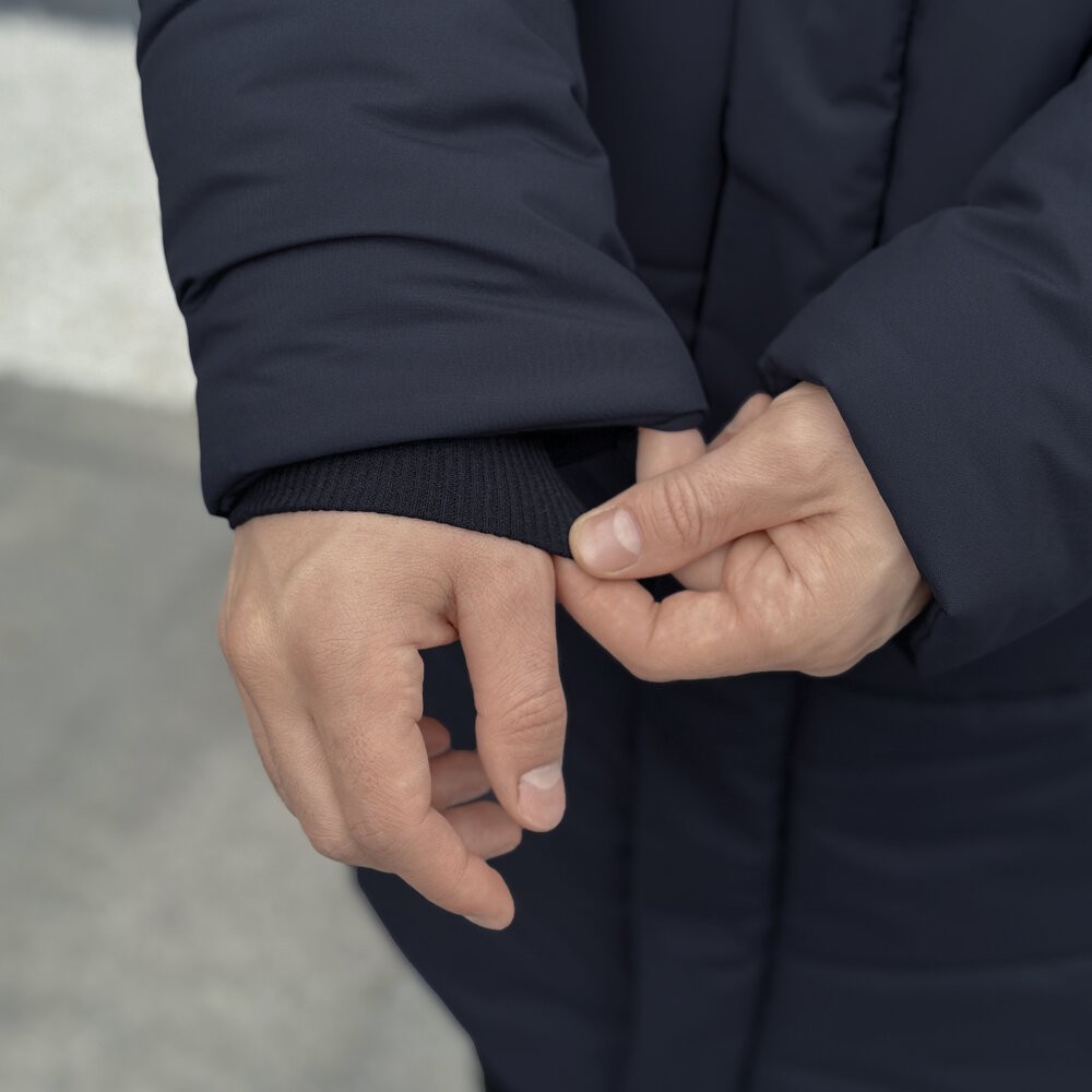 Темно-синяя зимняя куртка для мужчин Pobedov Legas