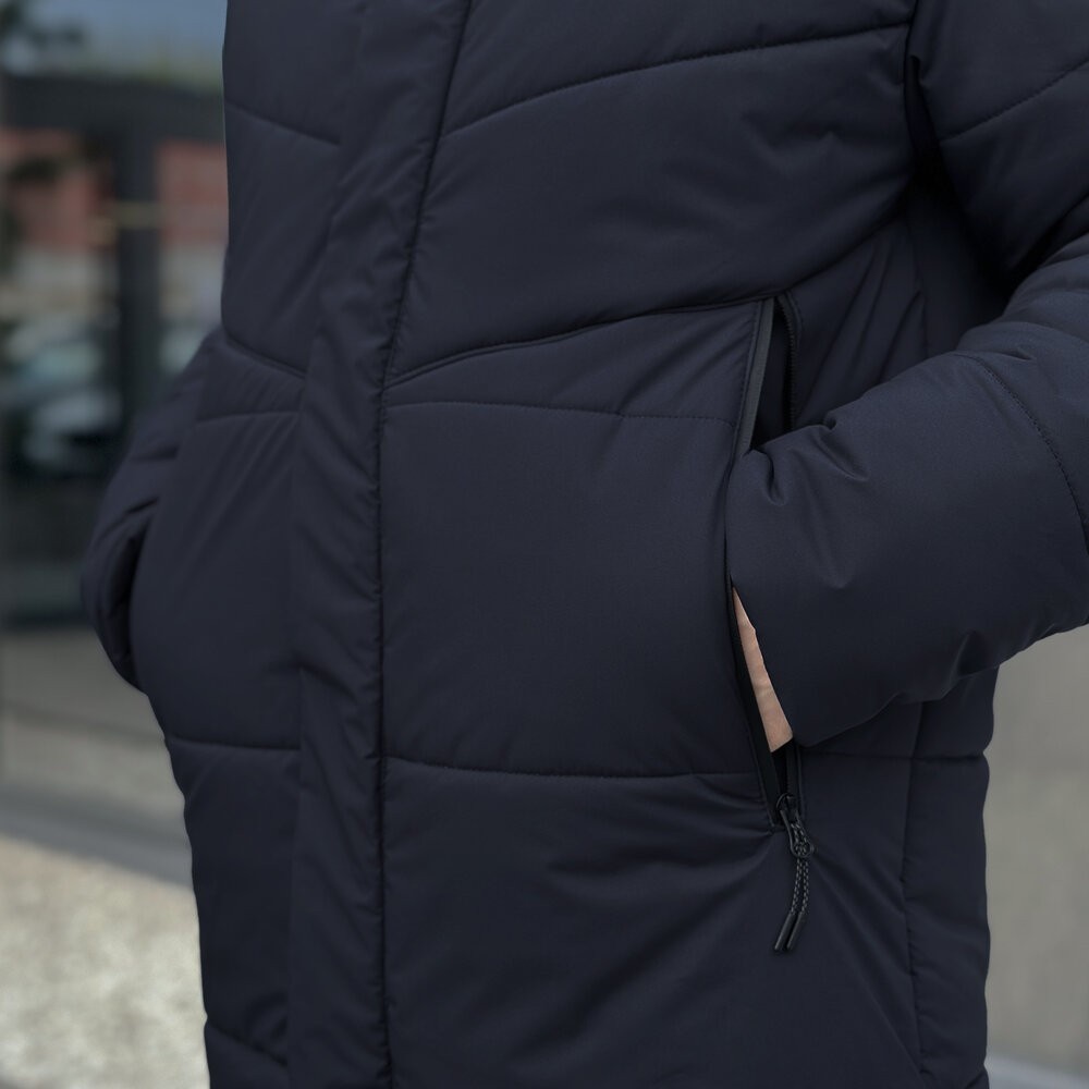 Темно-синяя зимняя куртка для мужчин Pobedov Legas