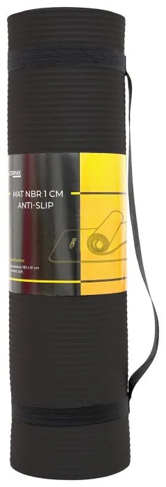 Коврик спортивный Cornix NBR 183 x 61 x 1 cм для йоги и фитнеса XR-0013 Black
