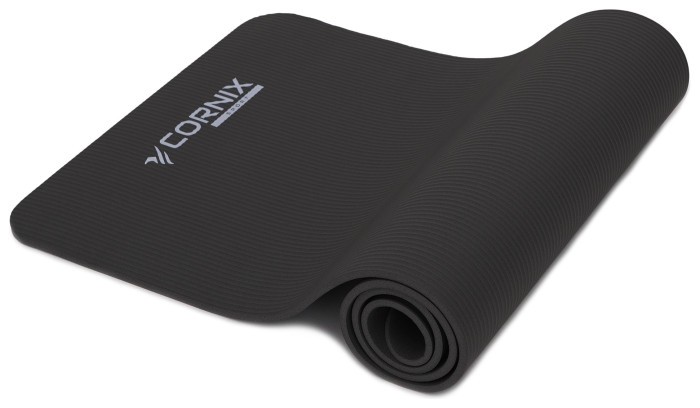 Коврик спортивный Cornix NBR 183 x 61 x 1 cм для йоги и фитнеса XR-0013 Black