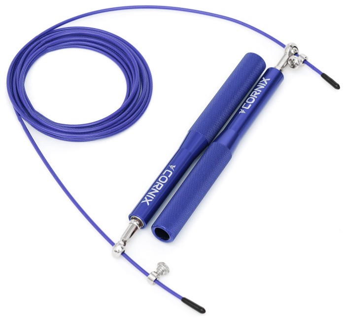 Скакалка швидкісна для кросфіту Cornix Speed Rope XR-0153 Blue