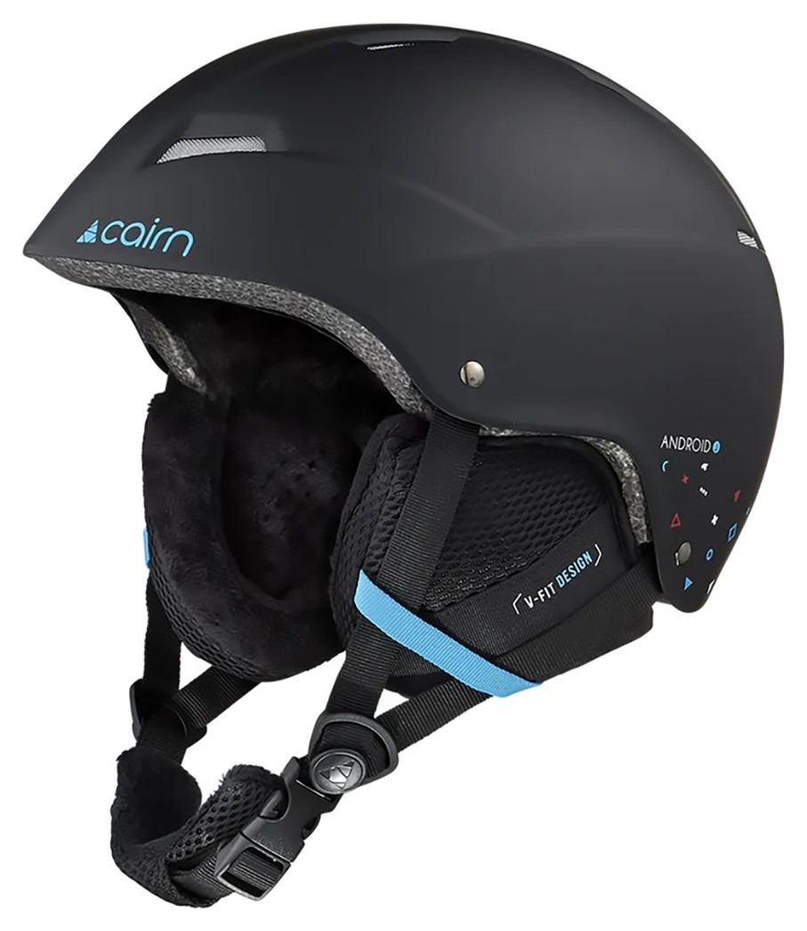 Cairn шлем Android Graphic Jr mat black-game 51-53