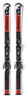 Лежи горные комплект для подростков Nordica TEAM J FDT+JR 4.5 120см Black/red/white (0A0346+0C9024MF001)