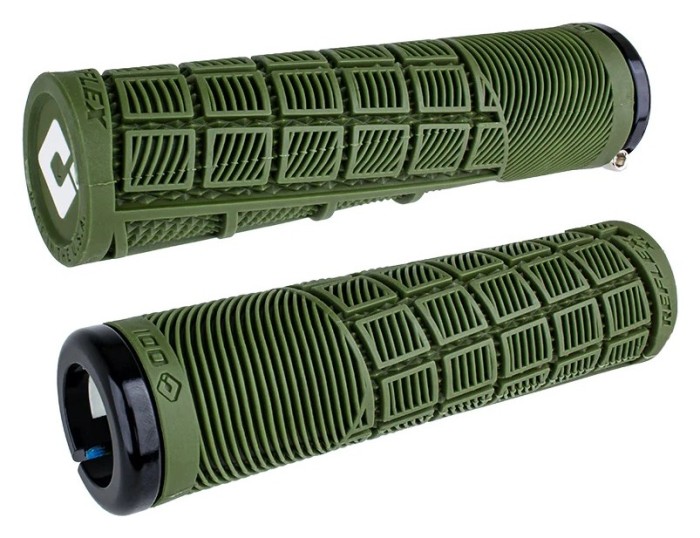 Грипси ODI Reflex XL v2.1 Lock-On MTB Closed End 135mm Army Green, укр, укр