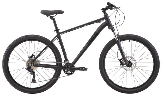 Велосипед 27,5" Pride MARVEL 7.3 рама - L 2023 черный (тормоза SRAM, задний переключатель и манетка - MICROSHIFT) — 