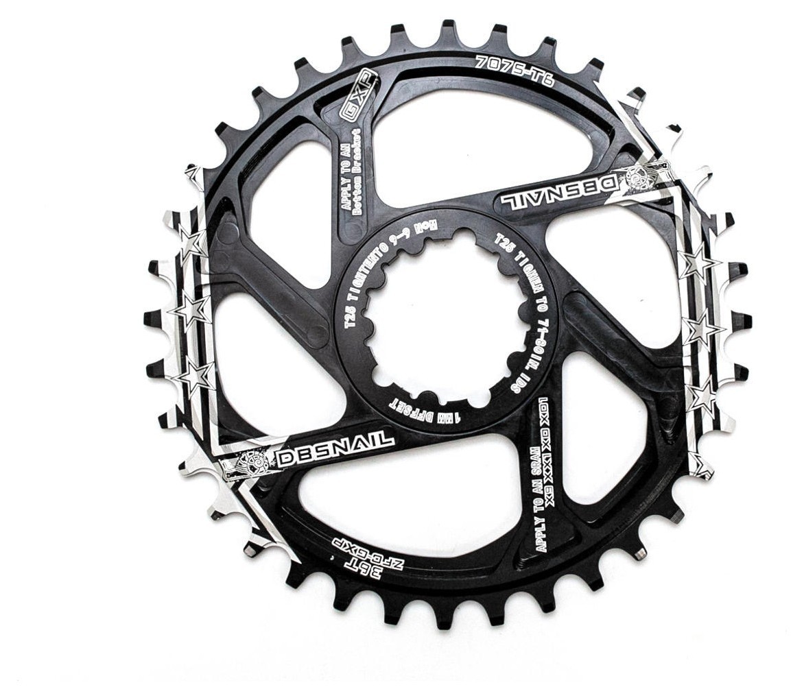 Звезда-неспадайка к шатуну NW AL 38T GXP (SRAM) offset 1mm SNAIL (черн.)