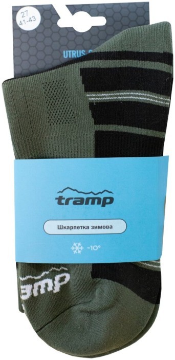 Зимові шкарпетки Tramp UTRUS-003-olive, 44/46, укр, укр