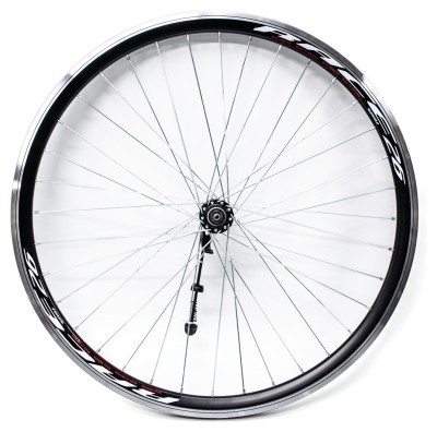 Колесо пров. VLT 26&quot; AL 36H двост. чорн.; Втулка SHUNFENG SF-A221F Vbr, колір чорний, на пром. підшипн.